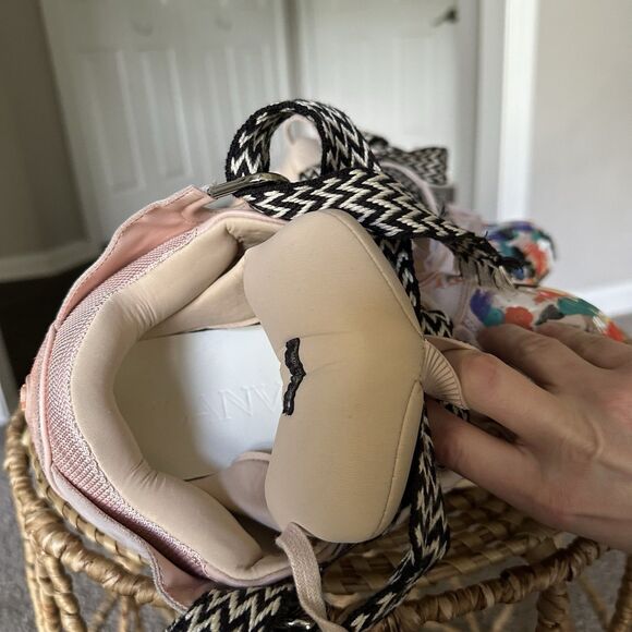 Lanvin Curb Gallery Department Paint Sneakers Pink Multi 29962969 Size 39 - Picture 12 of 16